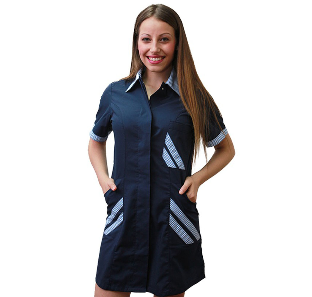 Camice maestra scuola lavoro alimentare pulizie operaia asilo materna donna moda - Personalizzabile con il tuo logo